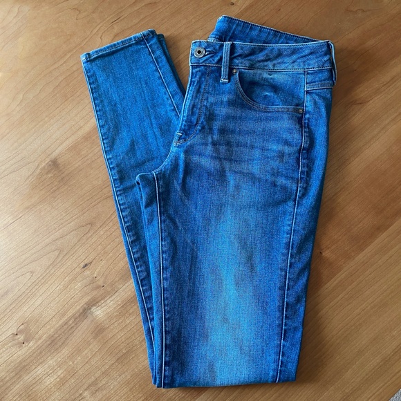 G-Star Raw 3301 Mid Skinny Jeans in Faded Blue (Size 29) - Picture 4 of 11